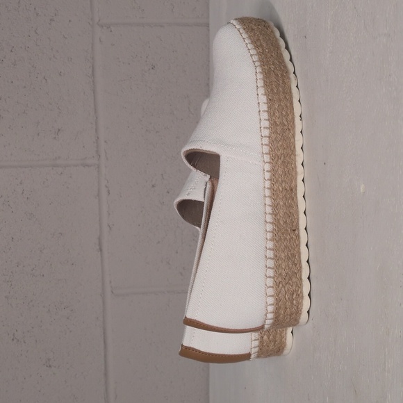 Dr. Scholl's Women's Sunray Espadrille Loafer White Canvas Size 7.5 NWOT - Picture 4 of 7